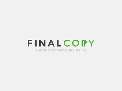 Final Copy - Logo Design copywriting logo logotype text typographic