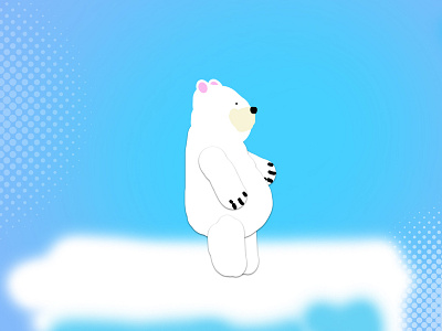 frozen Bear art cartoon character cartoon illustration illustration
