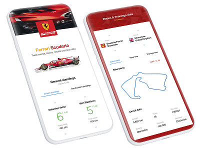 F1 App - Team results