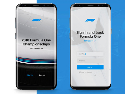 F1 App — Sign In