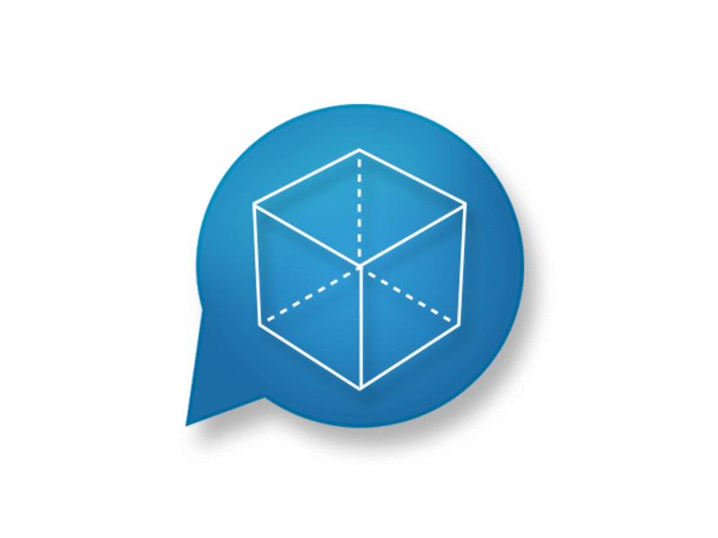 Cube animation branding cube gif logo personal rotation