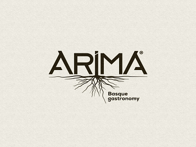 Arima Basque Gastronomy branding design handmade icon logo minimal vector