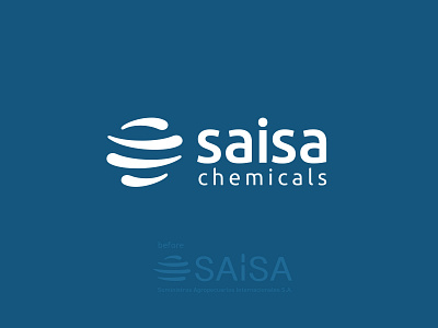 Saisa Chemicals logo refresh branding design icon logo minimal ui vector