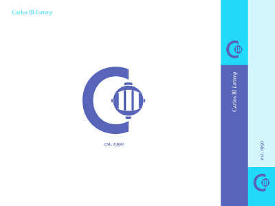 Carlos III Lottery app brand identity branding design icon logo minimal ui vector