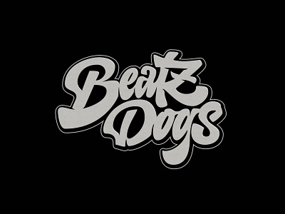 Beatz Dogs beats branding custom dj dribbble handmade hip hop lettering logo sounds