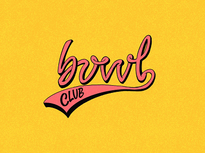 Bowl Club brand identity branding custom design dribbble handmade icon lettering logo typography