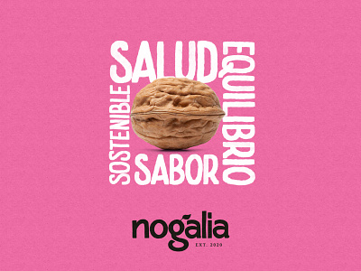 Nogalia Key Visual brand identity branding custom design dribbble handmade lettering logo typography web