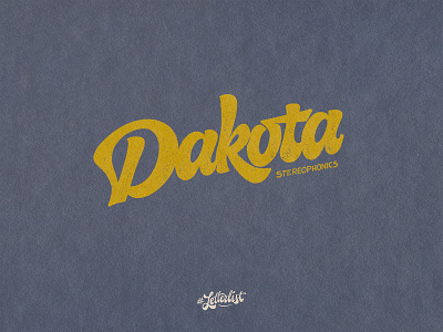 Dakota custom dakota dribbble handmade lettering minimal type typography