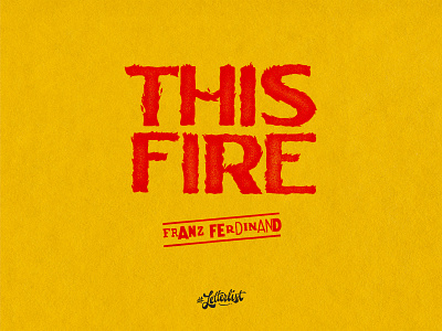 This Fire custom dribbble handlettering handmade lettering letters type typeface typo typography