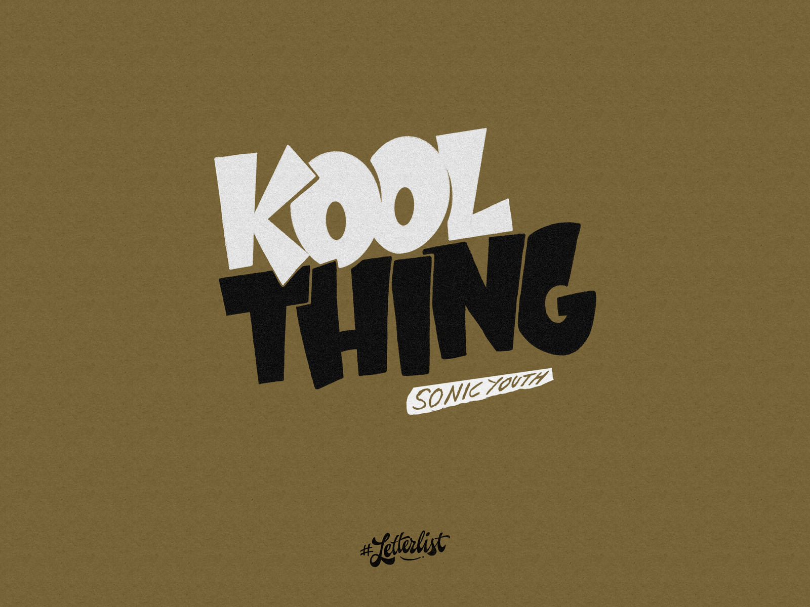 Kool Thing by Alfonso Fuentes on Dribbble
