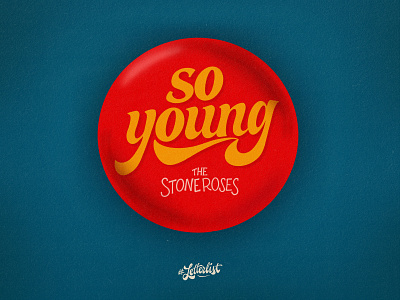So Young apparel badge custom dribbble handmade letter lettering music type typography