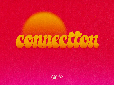 Connection concept connection custom dribbble elastica handmade lettering letters music type typeface typography