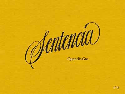 Sentencia custom dribbble handlettering handmade lettering letters type typeface typography