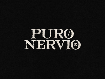 Puro Nervio custom dribbble handmade lettering type typeface typography
