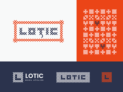 Lotic brand exploration pt.3 atelier brand brand exploration clothing clothing shop interlace knit knitted knitting logo pattern stitch stitches tangle texture wool brand wool logo