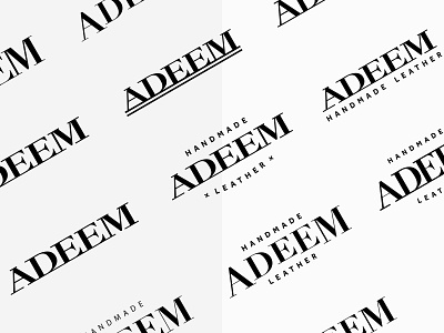 Adeem Handmade Leather a letter logo accessories adeem bag branding fashion hand bag handbag handmade leather logo logo design process logodesign monogram typography women