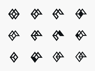 M-marks branding brandmark geometric geometrical letter logo logo design m m mark mark monogram monoline