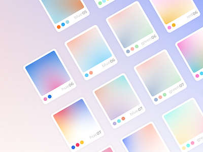 Web3 Design Style Gradient Palettes