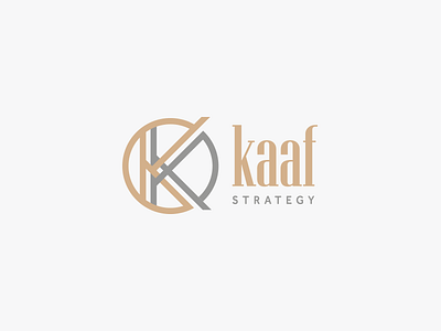 Kaaf Strategy Logo analytical arabic branding business consulting consulting k letter kaaf kaaf strategy logo management smart management system engineering