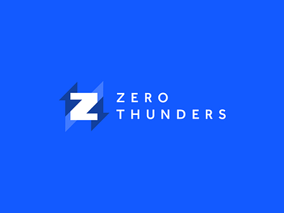 Zero Thunders identity logo mark thunders z z logo zero