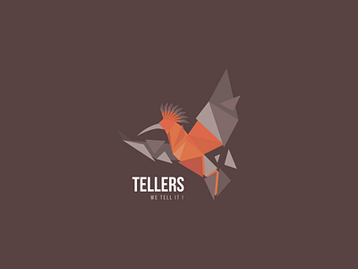 Tellers Logo arabic logo bird logo production tellers video visual