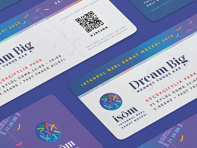 ISÖM Events Ticket Design Style art ticket branding event ticket identity istanbul ticket museum tickets simple ticket design ticket ticket design ticketing