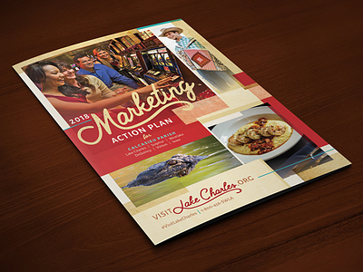 Marketing Action Plan for Calcasieu Parish branding design lake charles layout design louisiana typogaphy