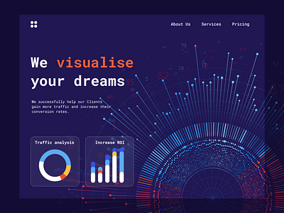 Data visualization website design