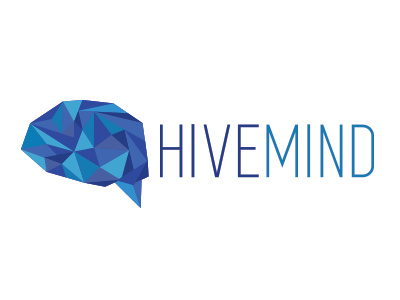 Hivemind logo business data logo tech