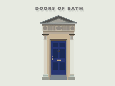 Doors of Bath illustration