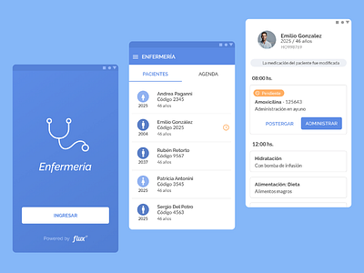 Nursing App app design healt nurse service design ui ux