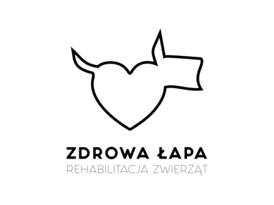 Zdrowa lapa branding design illustration logo