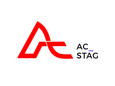 Ac stag branding design logo