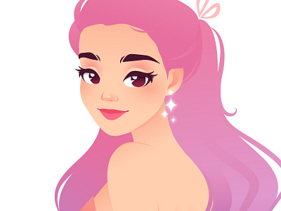 Draw this in your style challenge adobeillustator art cartoon design digital art draw this in your style girl illustration vector