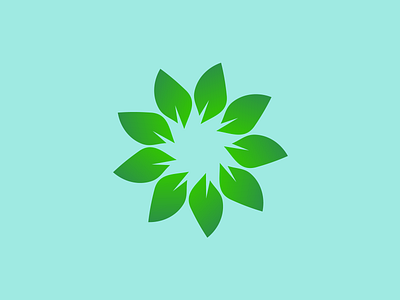 Leaf Circle beginner circle design illustration leaf leaf logo logo