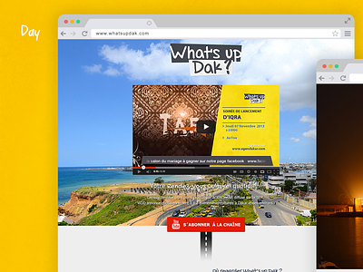 Landing Page - What's Up Dak branding digital landing page uidesign ux video