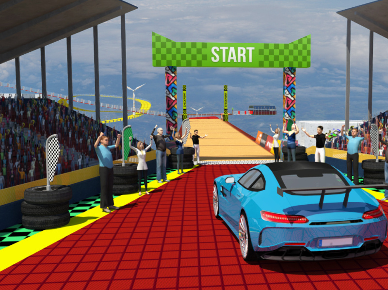 Ramp Car Jump Free Mega Ramp Game by Redcorner Games by iGames