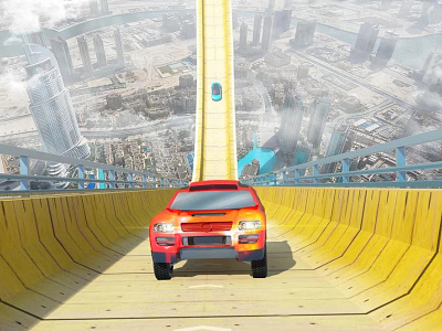 Crazy Car Stunts 3D Mega Ramp Stunt Car Games - Impossible Stunt