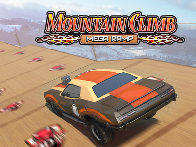 Mountain Climb - Mega Ramp Car Stunts Racing