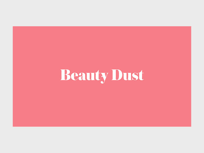 Beauty Dust e commerce shop interaction inteface design web animation ux ui app