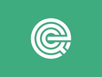 ‘eQc’ monogram concept lettering logo mark monogram