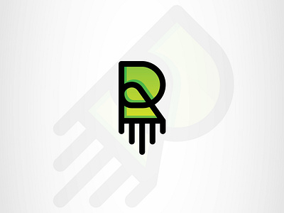 Monogram letter R