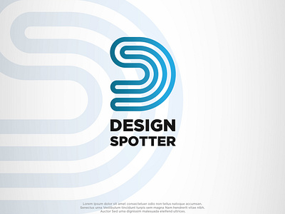 Design Spotter design dribbble ds grid icon idea illustration illustrator letter logo logodesign manchedesign minimal monogram negative space sd vector