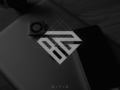 BTR logo design branding design flat graphic design icon identity illustration illustrator logo vector
