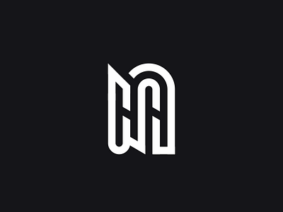 HH negatif space monogram logo