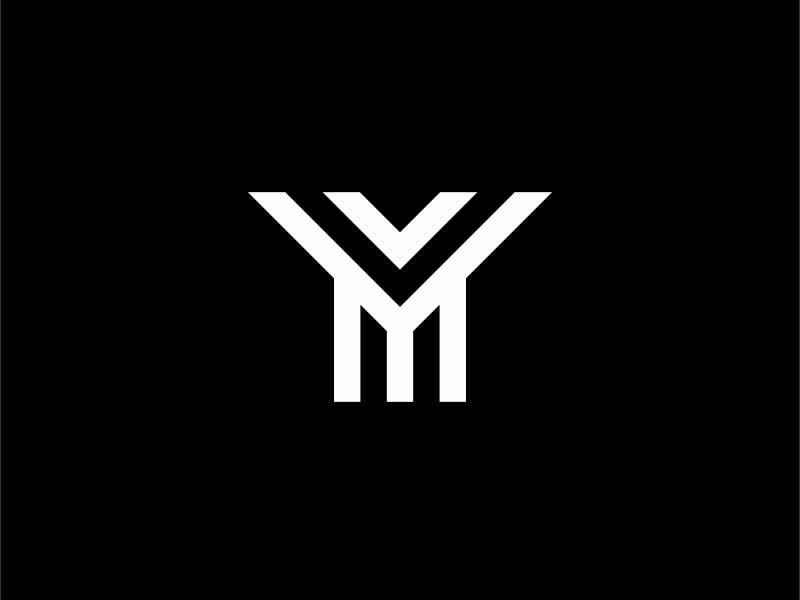MV monogram logo by lukcy.sraz on Dribbble