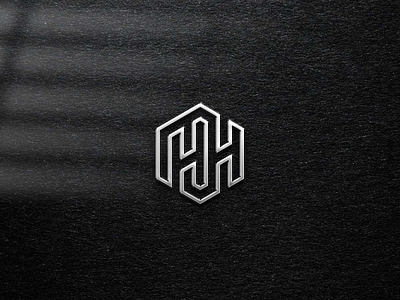 HH monogram logo alphabet