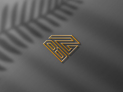 BR Diamond monogram shape