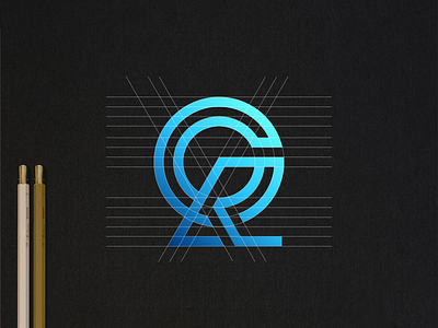 GR monogram logo branding design graphic design icon illustration illustrator logo vector