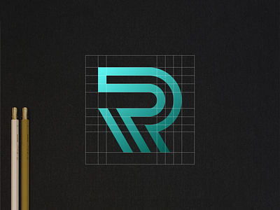 PR monogram logo